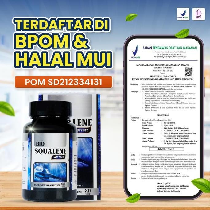 Produk Baru Bio Squalene Promil Pria - Obat Pengental Sperma Encer BPOM Original
