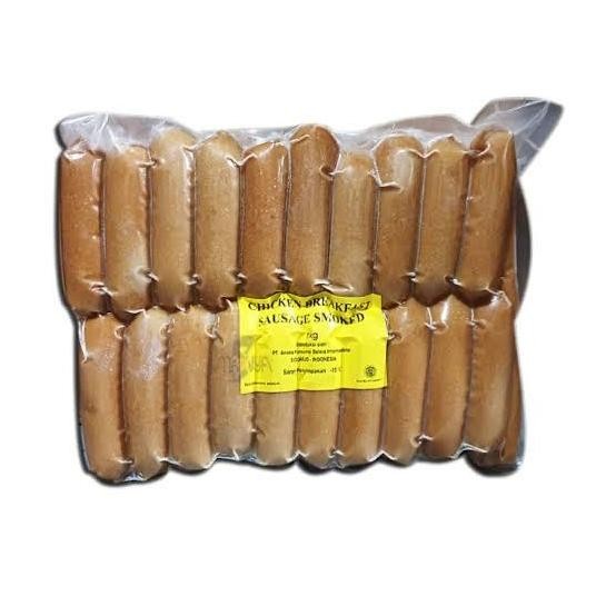 

Kansas Smoked Chicken Sausage Sosis Ayam Asap 1kg H24