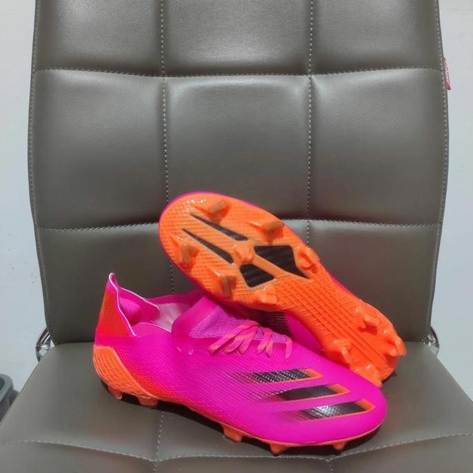 Sepatu Bola Adidas Ghosted X1 Pink Black Fg - Sepatu Soccer Adidas X Terlaris