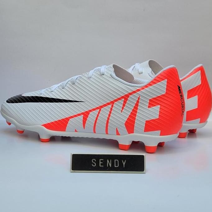 Nike Mercurial 15 Club FG MG DJ5963-600 Original 100% Ori Bright Crimson White Balck Warna Putih Mer