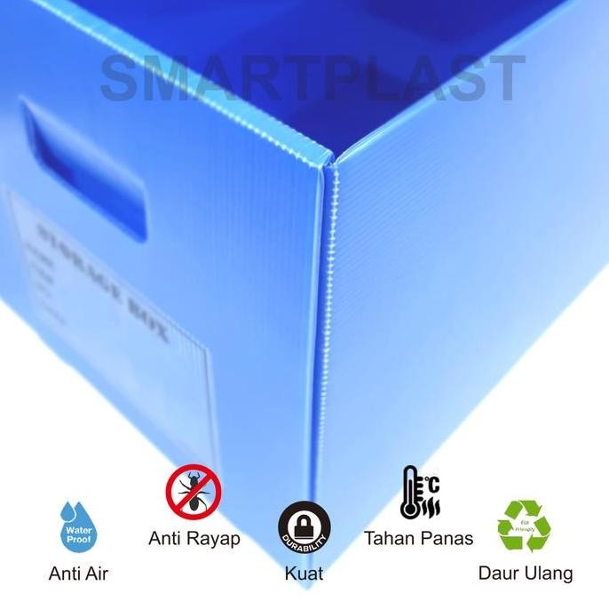 

Kardus Plastik Arsip / Box Dokumen Uk. luar 35 x 25 x 25,5 cm