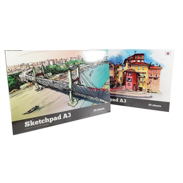 

Sp Buku Gambar A3 50 Lembar, Buku Sketsa A3 , Sketch Book A3