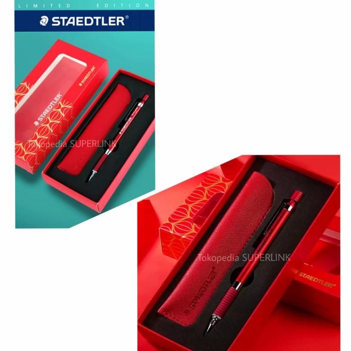 

Sp German Staedtler Limited Edition Mechanical Pencil 0.5Mm Pensil Atk 1Set Pensil Pouch