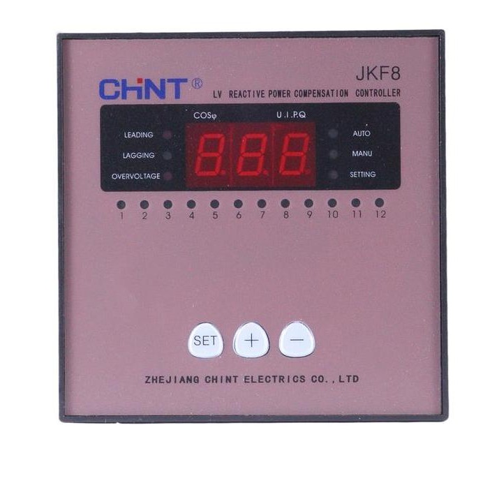 Chint JKF8 Intelligent Power Factor Compensation Controller 12 Steps