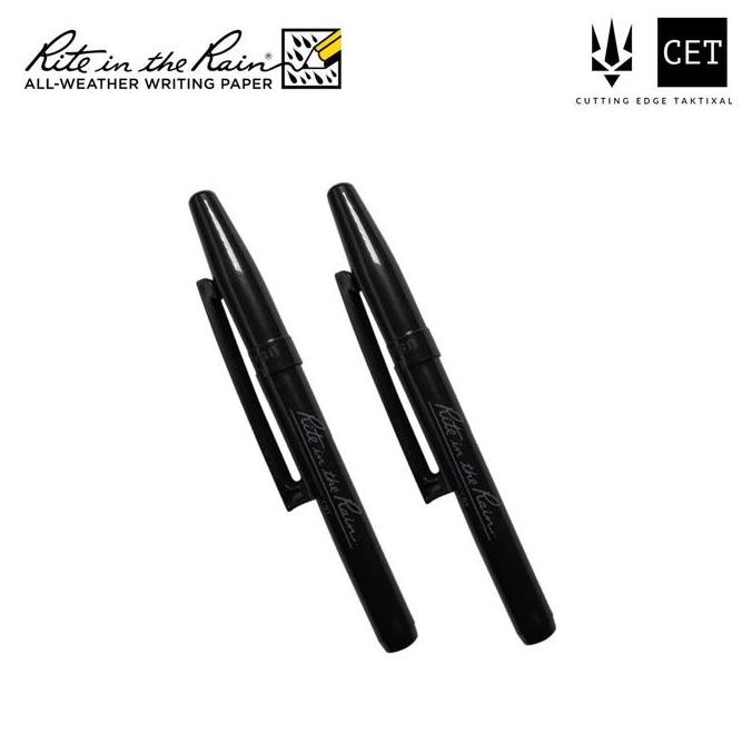 

Rite In The Rain Bk91 Edc Pocket Pen Isi 2 Pulpen Tahan Air - Black Kualitas Terbaik Harga Termurah