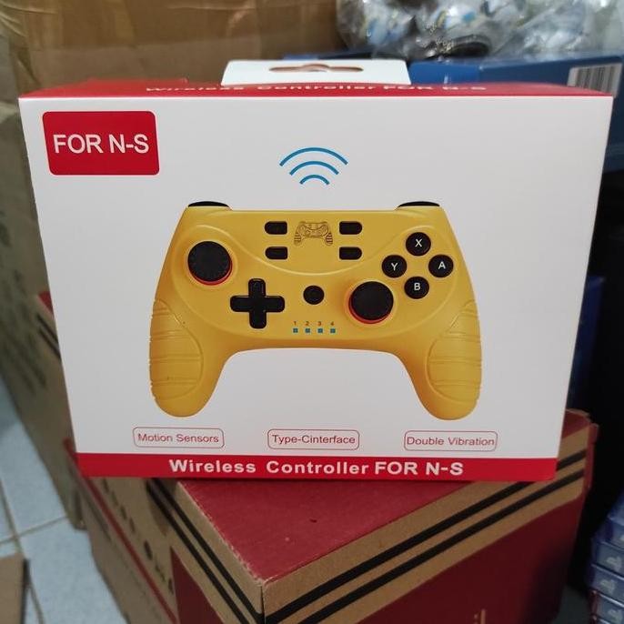 Wireless Controller Nintendo Switch Gamepad Kabel USB C Terlaris