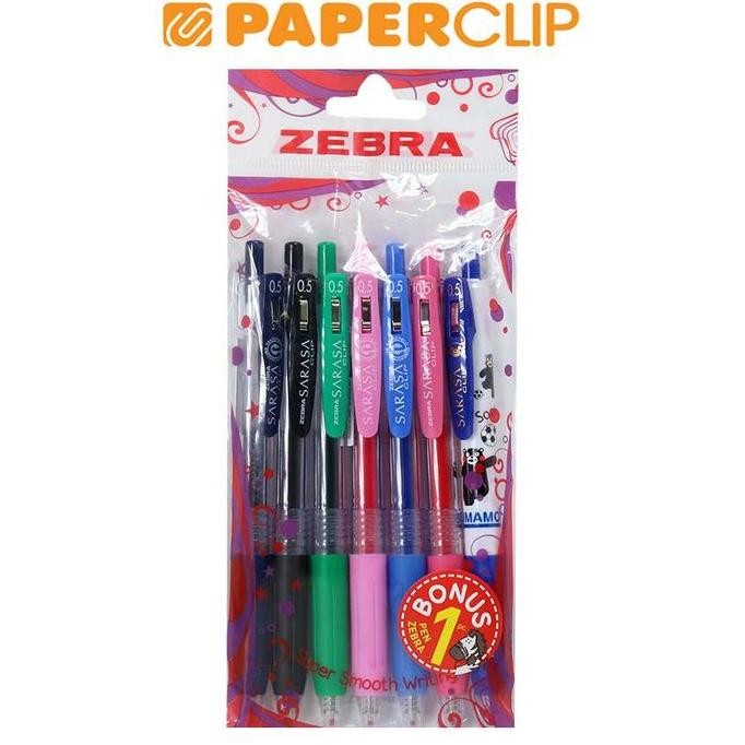 

BEBAS ONGKIR - BALLPOINT ZEBRA SARASA CLIP SET 6