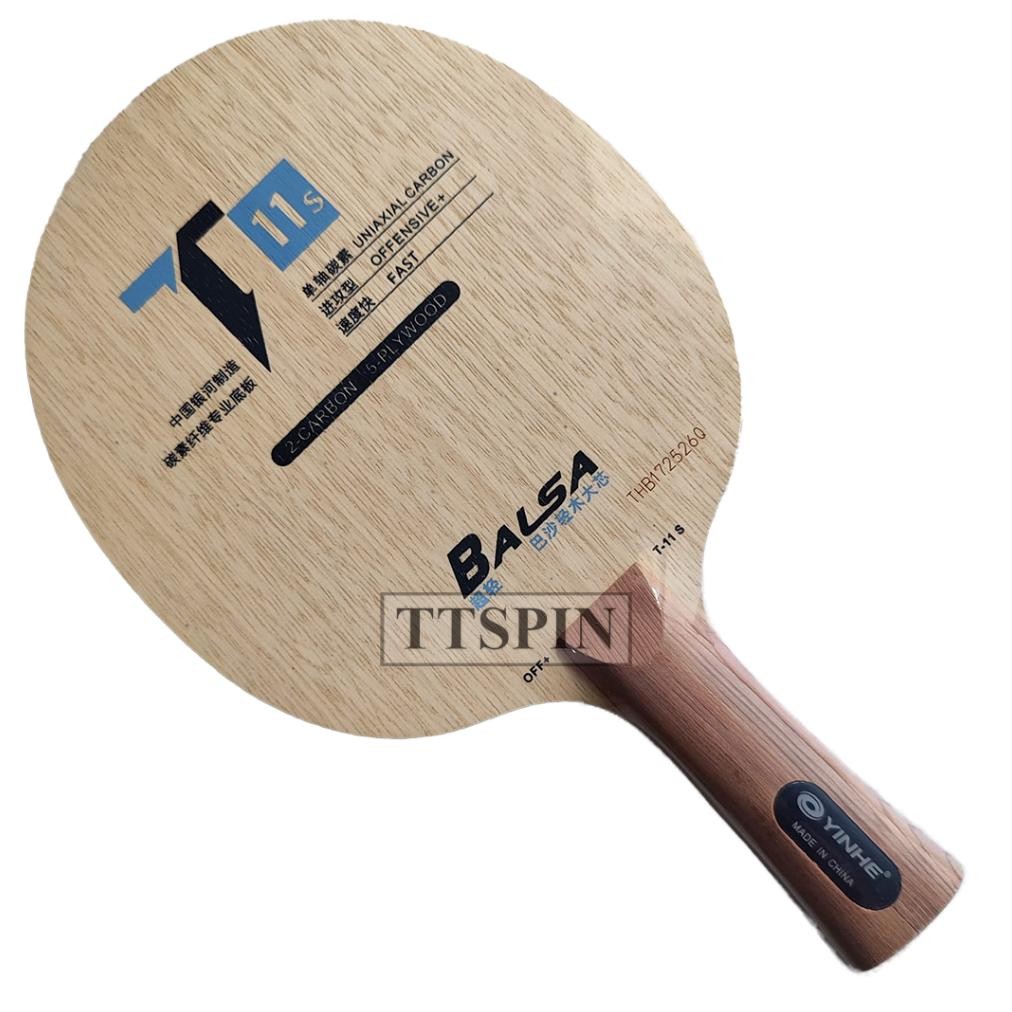 Yinhe T11s - Kayu Pingpong Bet Blade Bat Carbon Yinhe T11 s T 11s Tenis Meja Limba Balsa Karbon Nugi