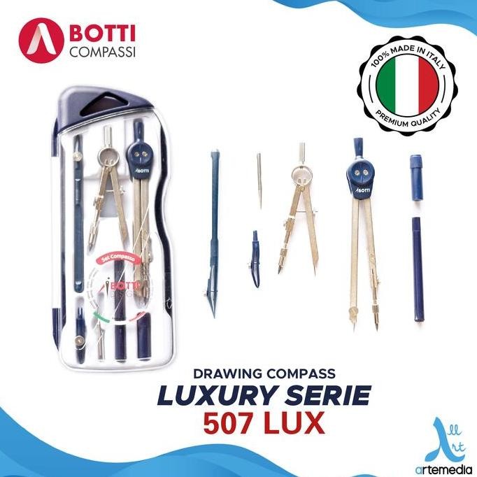 

BEBAS ONGKIR - Botti Design Compass Luxury 507 Series Set Jangka Presisi & Stabil