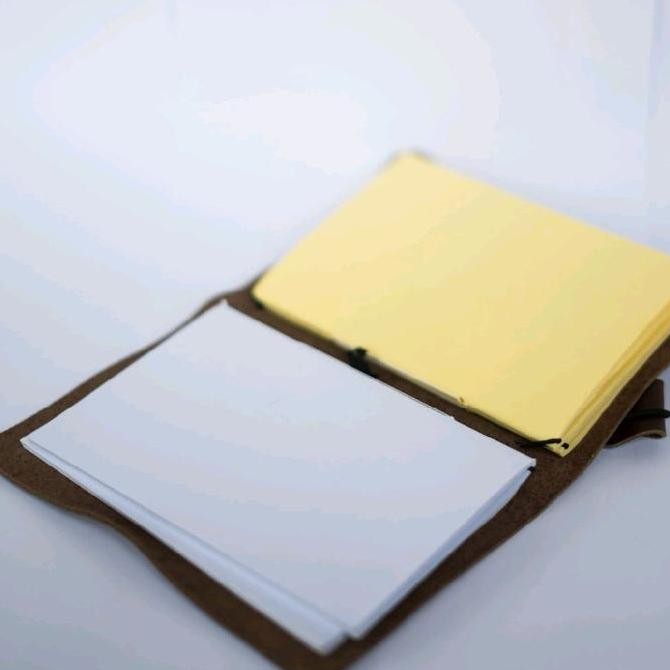 

PULL UP LEATHER SKETCHBOOK BROWN A6 Paper Stationery