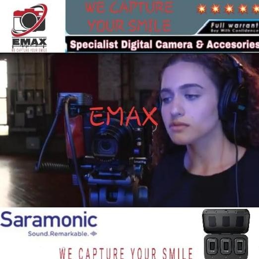 Mic Saramonic Blink 500 PRO B2 Clip on Wireless Microphone Camera / HP Terlaris