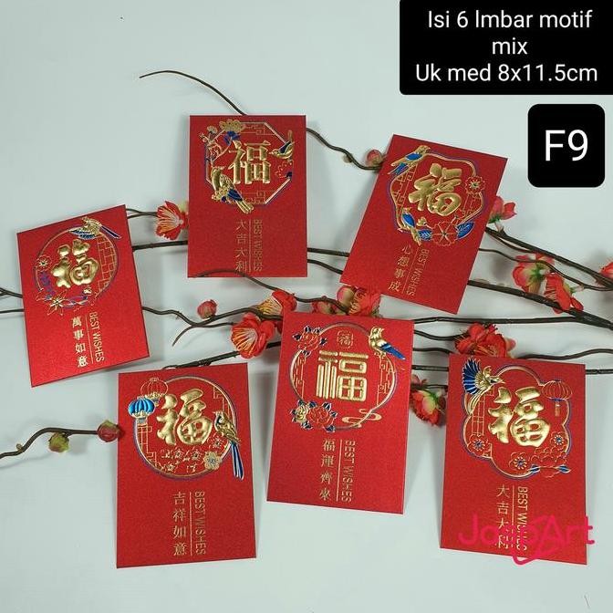 

><><><] ANGPAO IMLEK FUK FU PENDEK ANGPAU HONGBAO TEBAL MURAH READY