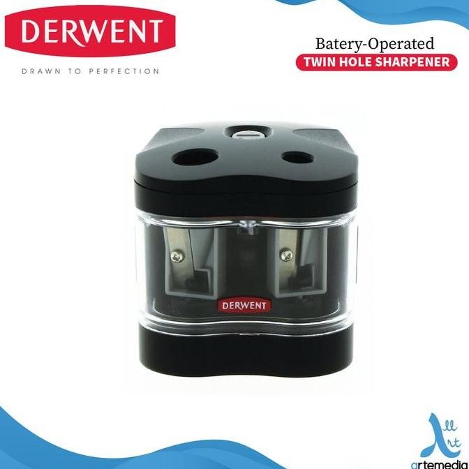 

TERMURAH - Derwent Battery Operated Twin Hole Sharpener Rautan Pensil
