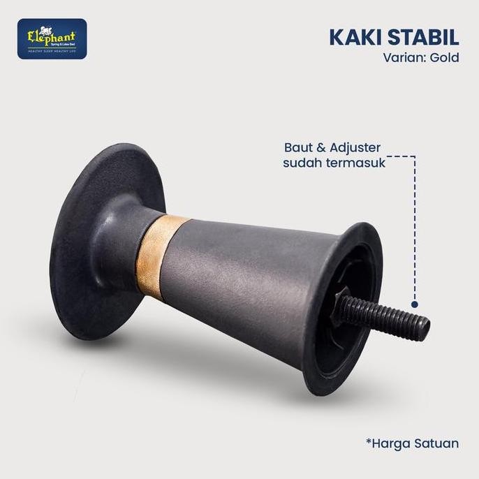 Elephant Kaki Stabil Springbed / Kaki Springbed / Kaki Roda Kasur