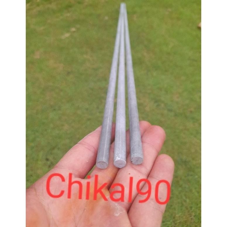 Bahan Fiber Solid  | Bahan Anco Branjang  Diameter 8mm Panjang 150cm Nugi