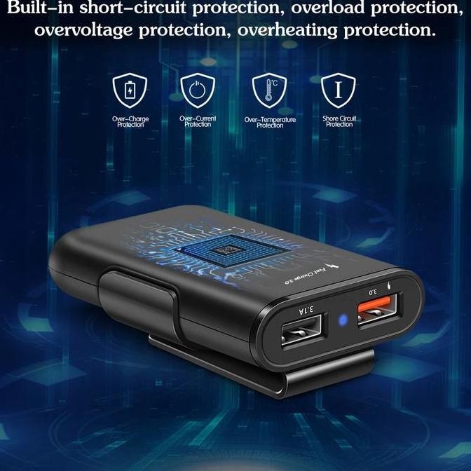 Car Charger Fast Charging Extension 4 Port USB Mobil Honda HRV Terlaris