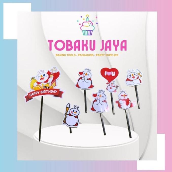 ] Topper Mixue - Hiasan Kue Ulang Tahun Unik dan Lucu