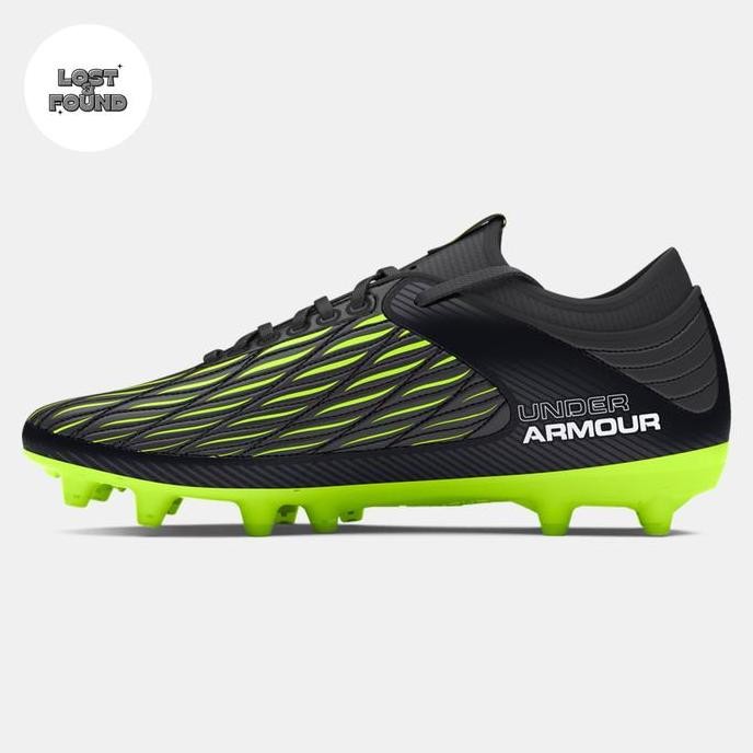 SEPATU BOLA UNDER ARMOUR MAGNETICO SELECT 4 FG BLACK GREEN Terlaris