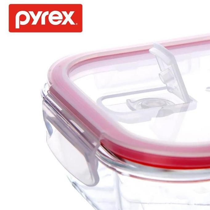 Pyrex Easy Vent Glass Storage Container / Wadah Penyimpanan Kaca / Toples Kaca TA