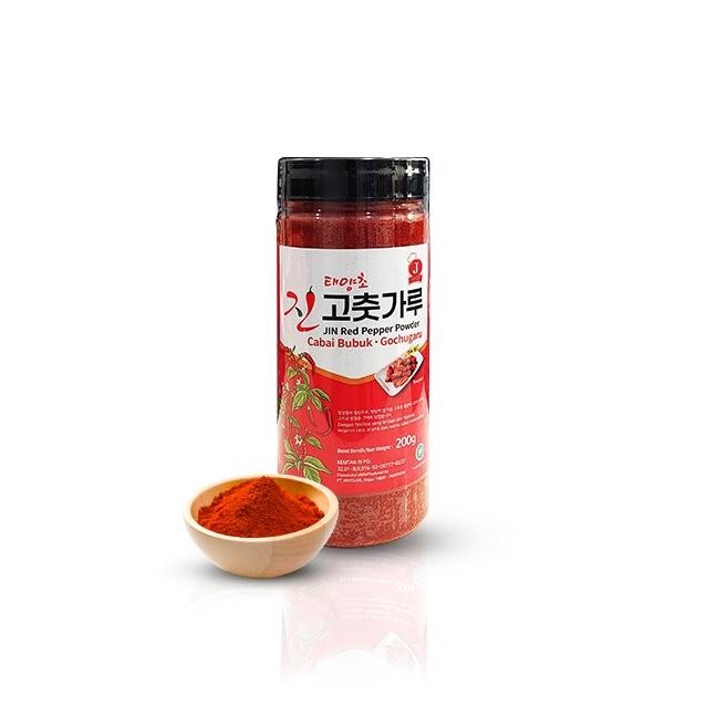

Jin Red Pepper Powder Cabai Bubuk Korea Gochugaru 200G