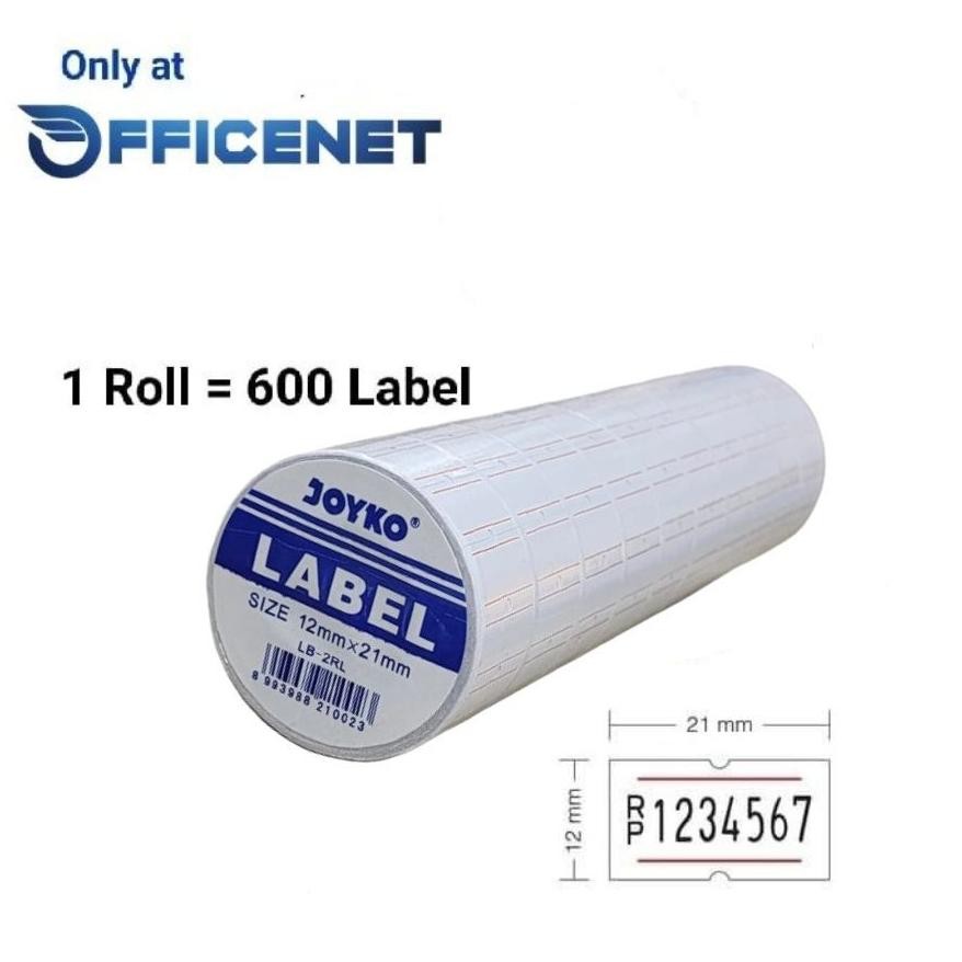 

sa-324 gq-68 1 SLOP KERTAS LABEL HARGA 1 BARIS LB2RL LB 2RL LABELLER 5500M 5500 JOYKO Hemat Premium