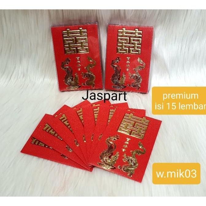

Buruan serbu] ANGPAO WEDDING PREMIUM KOTAK MIKA HONGBAO NIKAHAN ANGPAU SANGJIT MERAH TUNANGAN