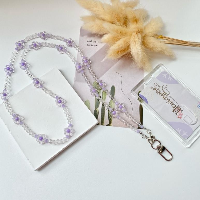 

Readyy!! LANYARD FLOWER ICE / ID CARD HOLDER PREMIUM BY NEWINSPIRE