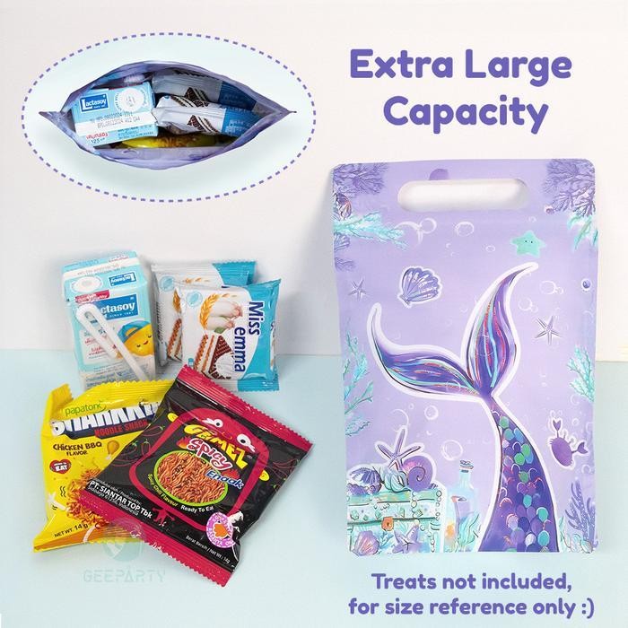 

Bis 10 Pcs Tas Permen Ekor Putri Duyung Berdiri Tas Kantong Tas Ziplock Untuk Pesta Ulang Tahun Dekorasi