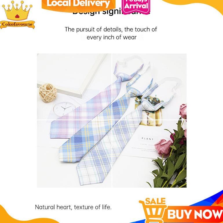 Oh34 ryu-56 ?COD Dasi Seragam Pelajar Dasi Bebas Simpul Gaya Preppy Dasi Panjang Aksesori Kemeja Kot