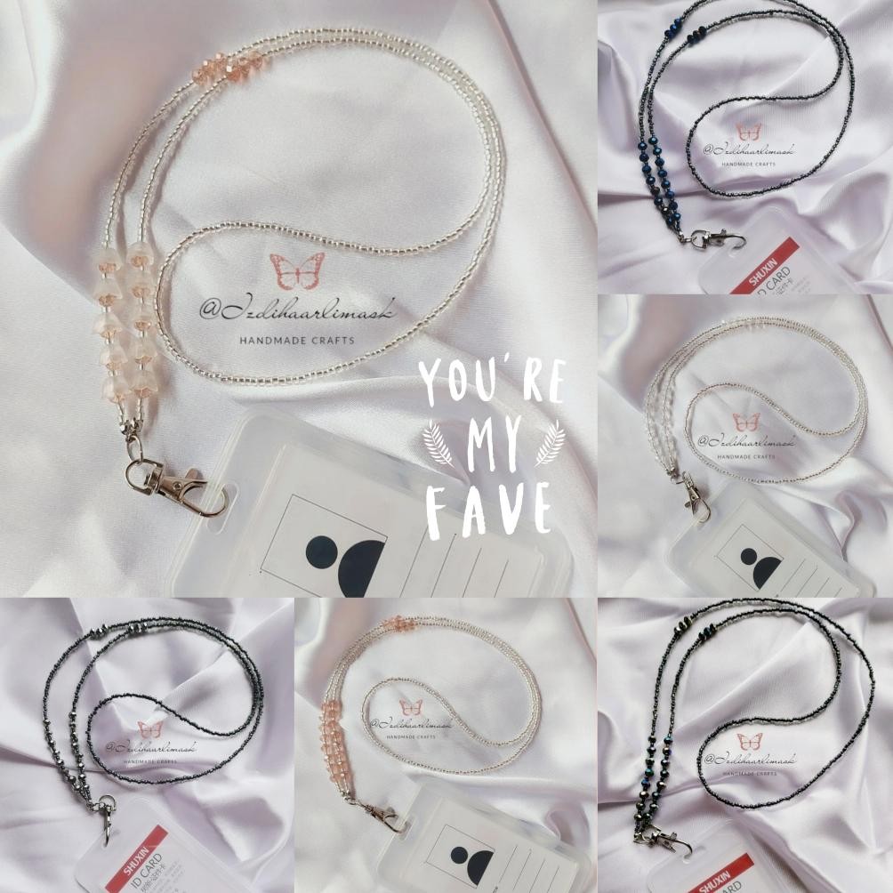 

Readyy!! " PART IV " LANYARD STRAP KALUNG NAME TAG ID CARD MANIK BEADS | LANYARD POD TALI PODS CEWE | LANYARD INHALER | LANYARD KACAMATA