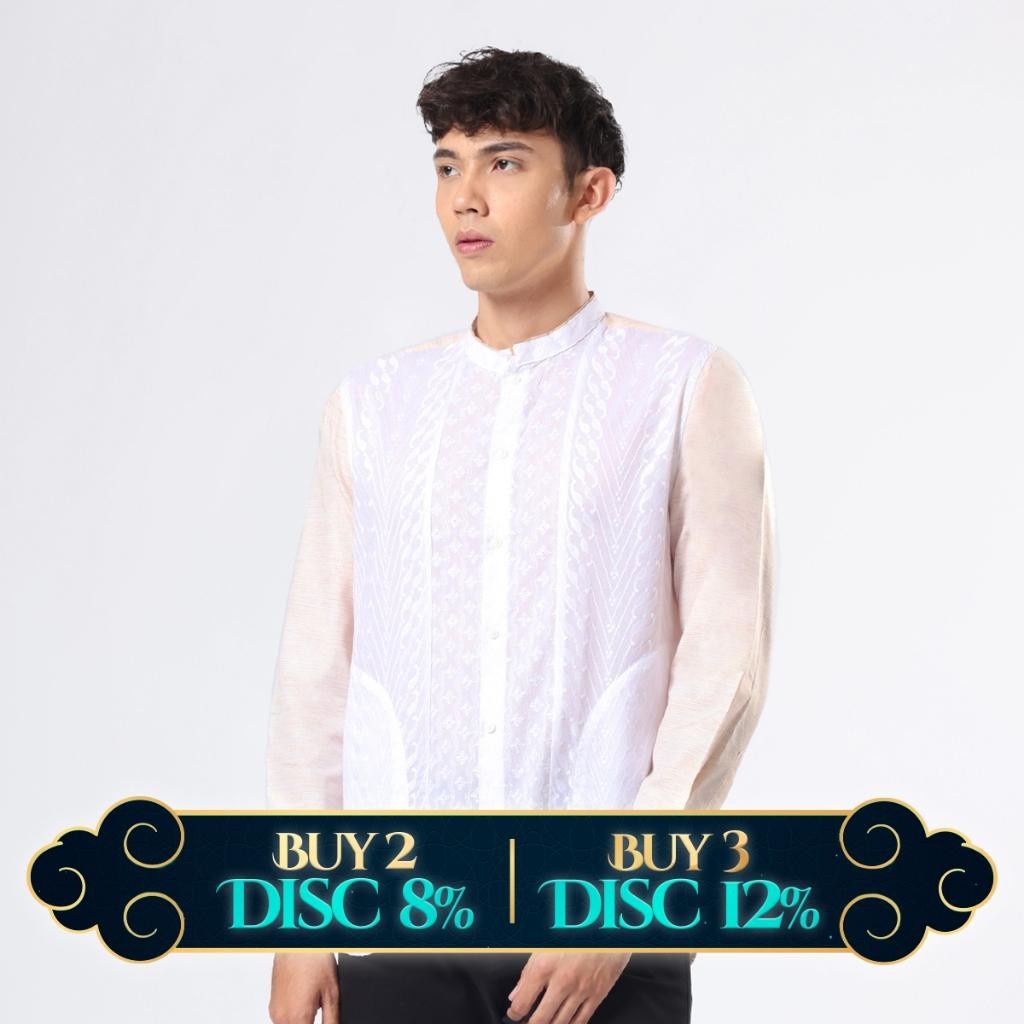 Sg Edwin Jeans - Hopkins Khaky Kemeja Koko Lengan Panjang Pria Baju Muslim