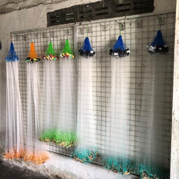 FT Jaring ikan panjang 25M jaring ikan siap pakai