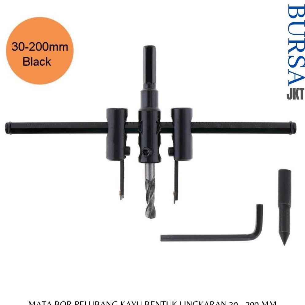 Mata Bor Pelubang Kayu Drywall Bentuk Lingkaran 30 - 120/200/300 Mm Terbaru