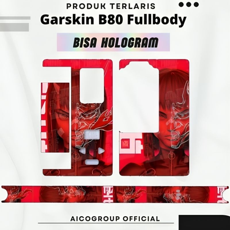 

Premium Cut - Cinta B80 Quantac Non Hologram 10 Garskin Stiker / Case Custom Terlaris 2PCS/ Fullbody