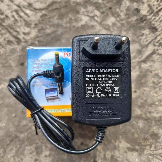 ( ADAPTOR 5V 2A JACK T ) POWER PSU COLOKAN STB ARDUINO UNO 5V2A 5.5X2.1 4.0 X 17 JACK UMUM STANDART 