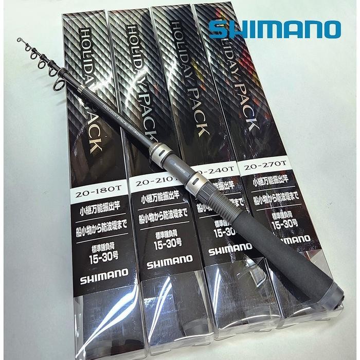 FT Shimano Holiday Pack Telescopic Rod Joran Pancing Antena