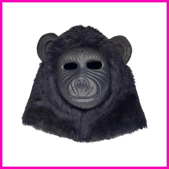 Sale Topeng Monyet Bulu Realistis Dewasa | Masker Gorila Cosplay Kostum Karnaval Lucu Viral