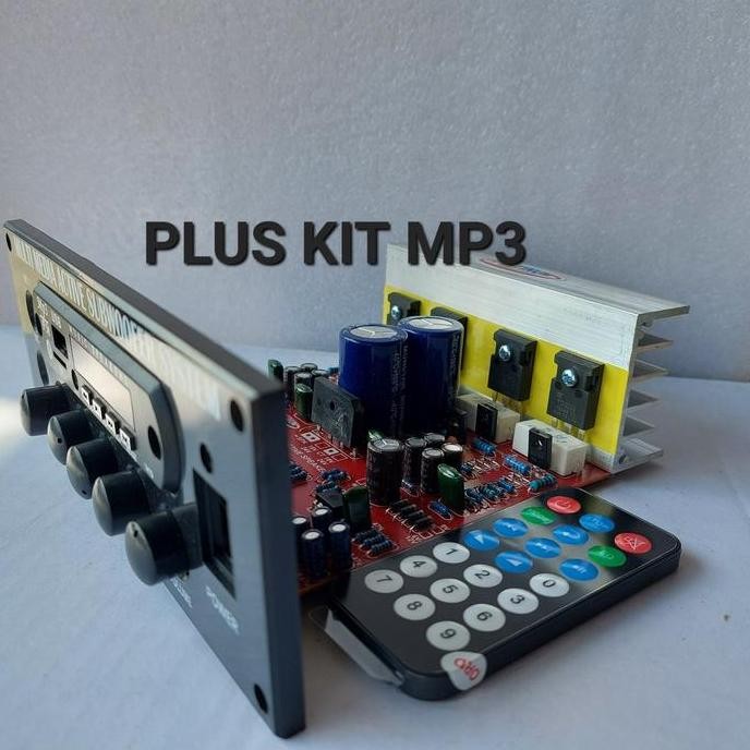 KIT POWER AMPLIFIER SPEAKER AKTIF STEREO KARAOKE MIC MP3 BLUETOOTH