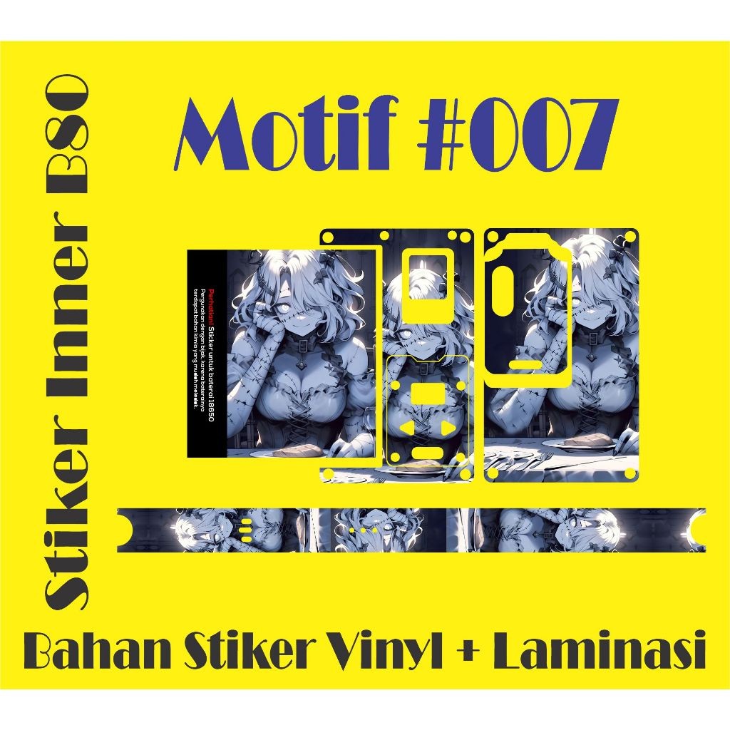 

Premium Cut - Stiker Inner B80 Rjk 007 Garskin Stiker / Case Custom Terlaris 2PCS/ Fullbody