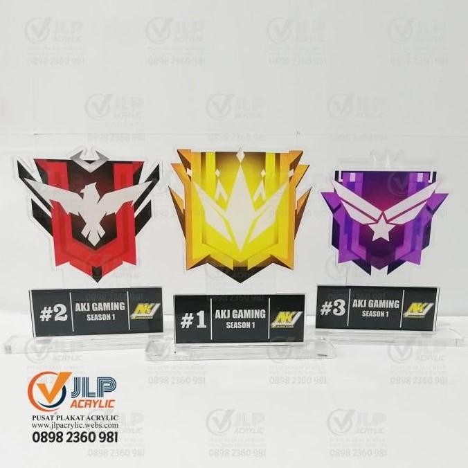 Baru Piala Free Fire, Piala Freefire, Piala FF, Trophy Free Fire 20X10 J02