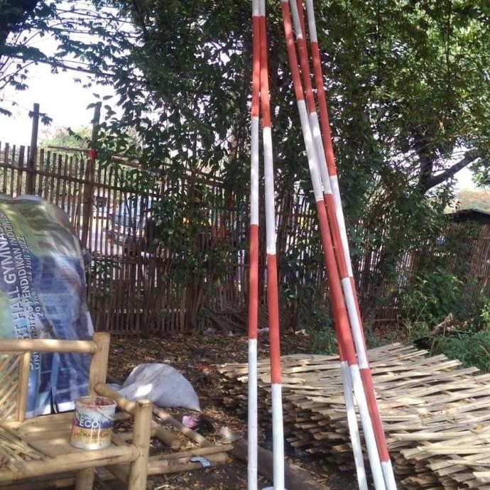 ready !!! Bambu Tiang Bendera Umbul-umbul Merah Putih Tongkat Bambu Tiang Bambu