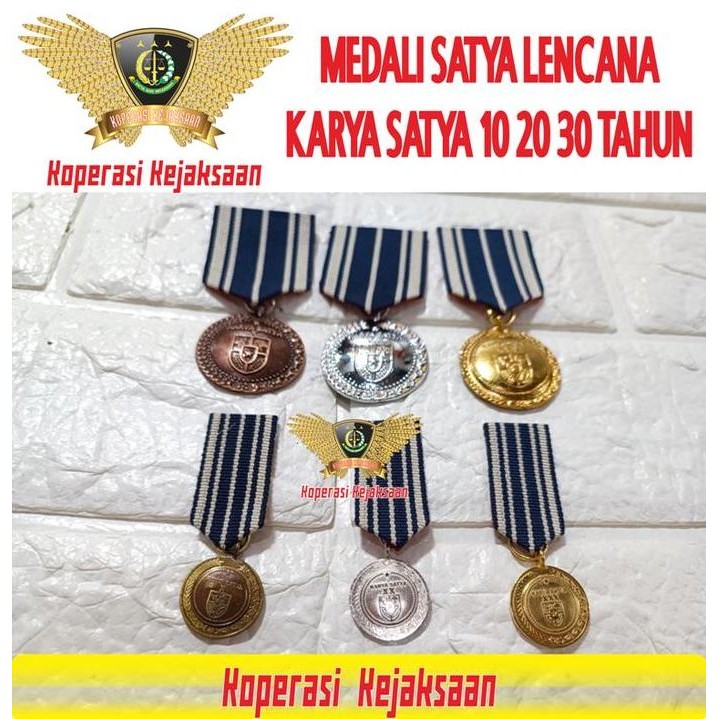Baru MEDALI SATYA LENCANA PDU KARYA SATYA ASN 10 20 30 TAHUN | UKURAN BESAR & KECIL