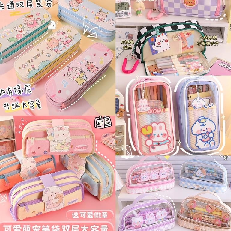 

Readyy!! Kotak Pensil Anak/ Tempat Pensil Anak Lucu 3D Bahan Anti Air PREMIUM