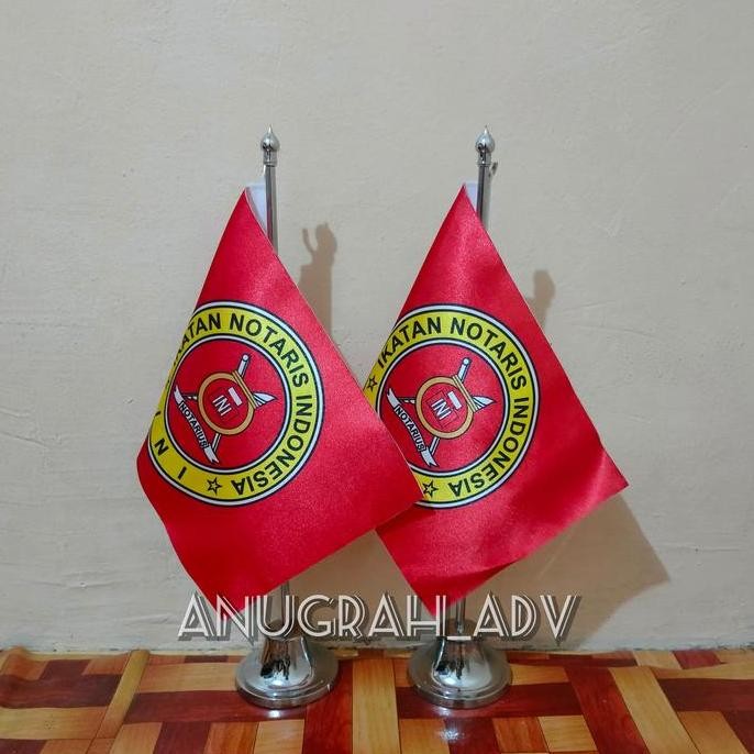 

ready !!! tiang stainless bendera meja NOTARIS