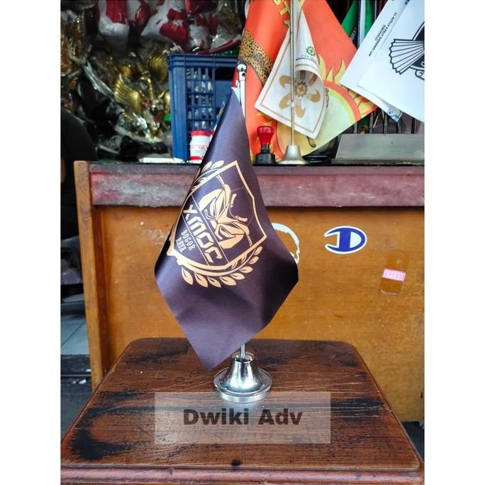 

Bendera Meja Costum Tiang Stainless murah