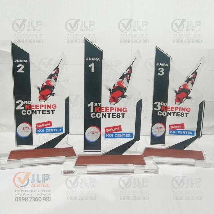 Baru PLAKAT, PIALA KONTES IKAN, PIALA IKAN PIALA MANCING PIALA CUPANG JLP05