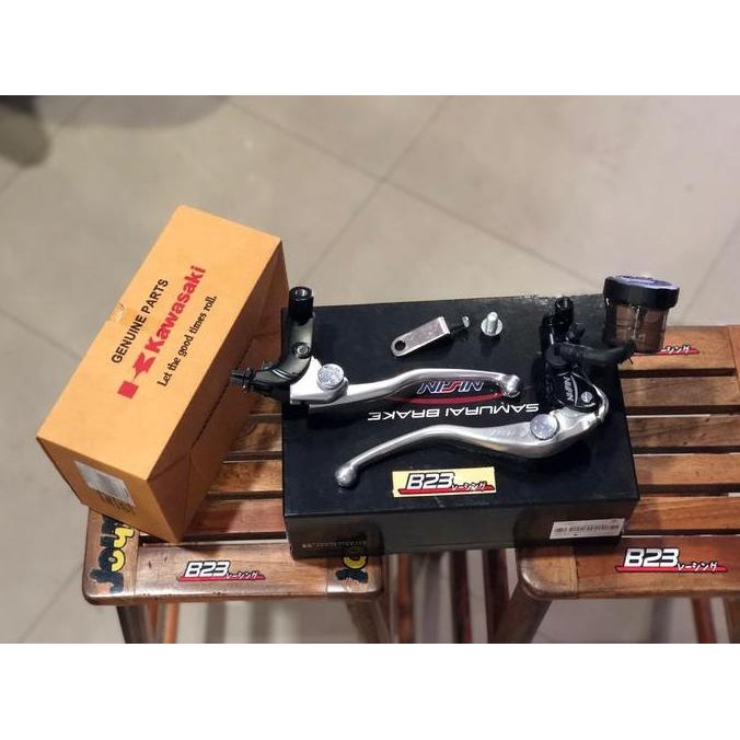 Master rem Nissin Samurai Radial Black set Handle kiri Z900 Thailand murah