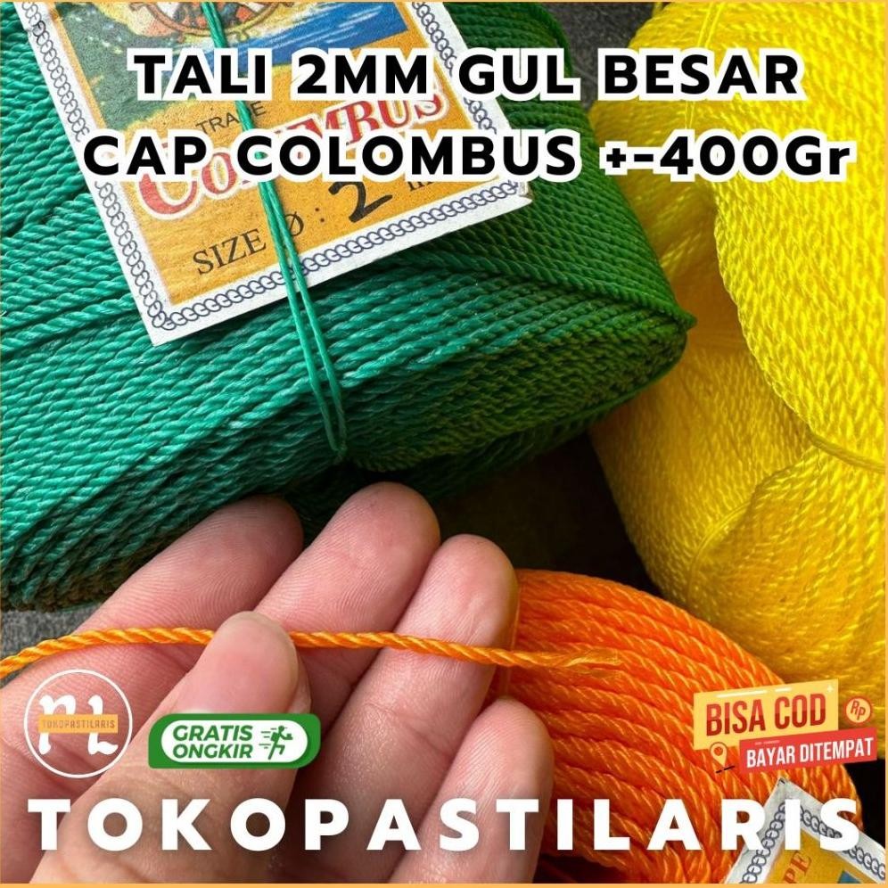 

Readyy!! Tali Tambang Kecil 2mm / Tambang PE 2 mm +/- 200 METER MURAH 2x LIPAT PANJANG GULUNGAN BESAR 400 gr