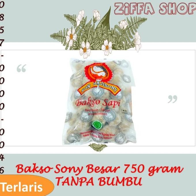 

BAKSO SONY BESAR 50 TANPA BUMBU BASO SONNY SONI SON HAJI LAMPUNG