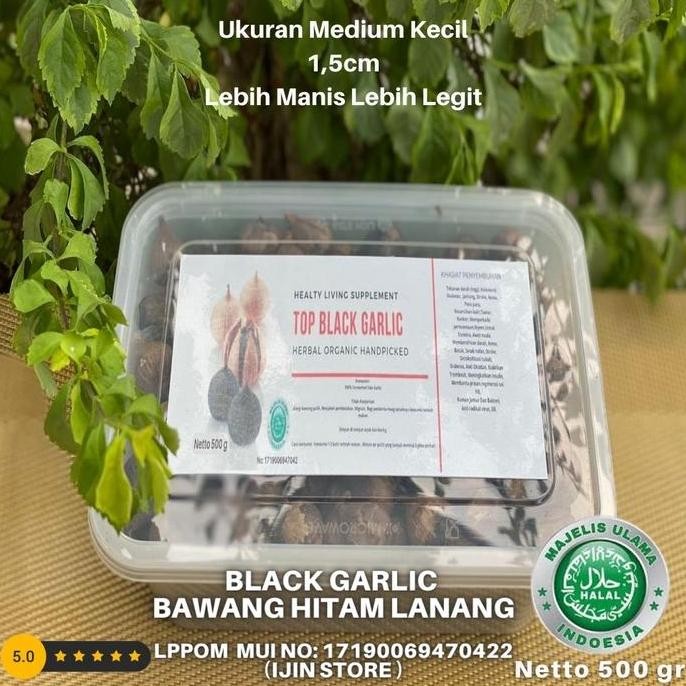 

Bawang Hitam Top Black Garlic 500Gr Natural #Gratisongkir